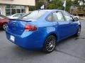 2011 Blue Flame Metallic Ford Focus SES Sedan  photo #8