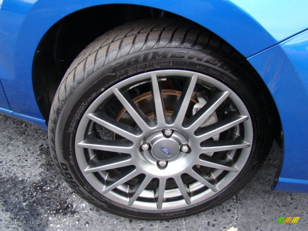 2011 Focus SES Sedan - Blue Flame Metallic / Charcoal Black photo #24