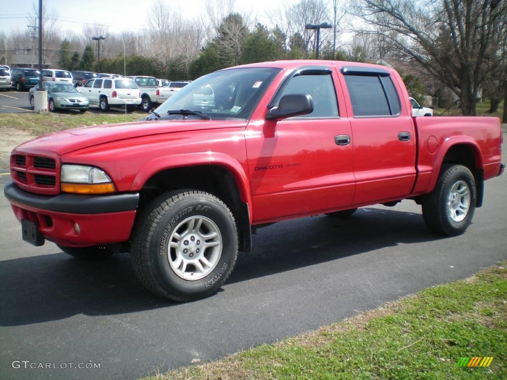 Flame Red Dodge Dakota