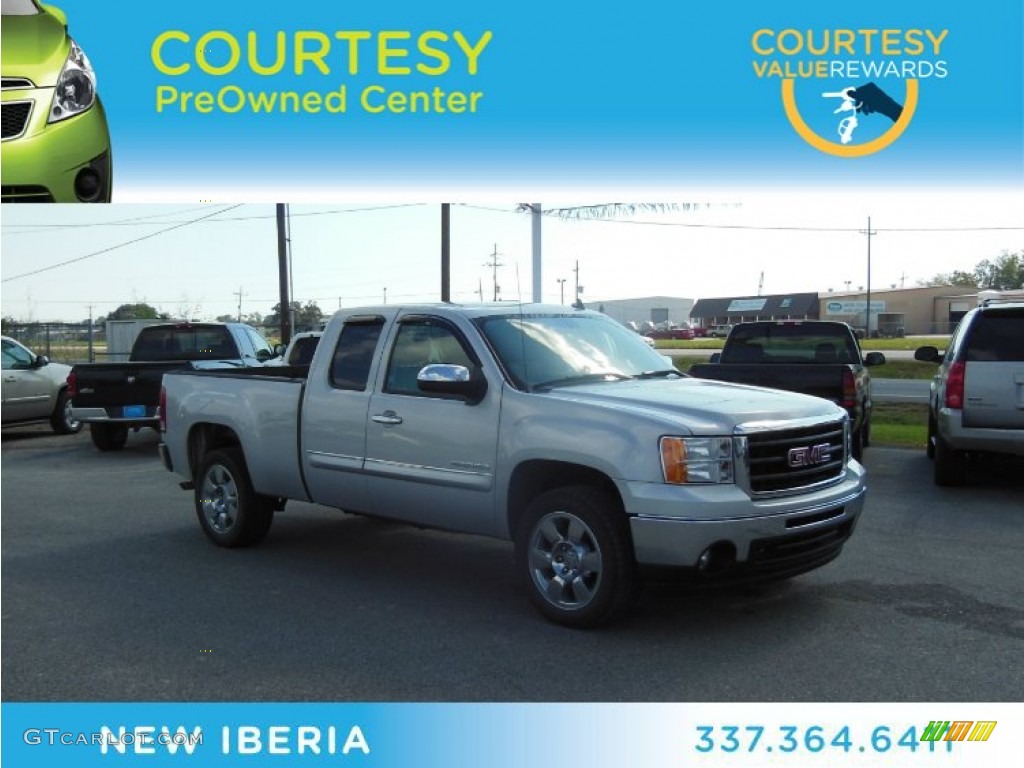 Pure Silver Metallic GMC Sierra 1500