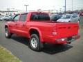 2002 Flame Red Dodge Dakota Sport Quad Cab 4x4  photo #10