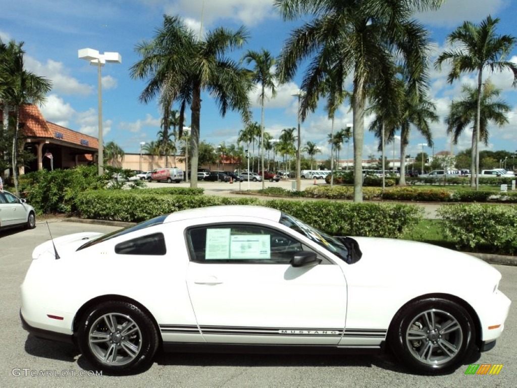 Performance White 2012 Ford Mustang V6 Premium Coupe Exterior Photo #71768661