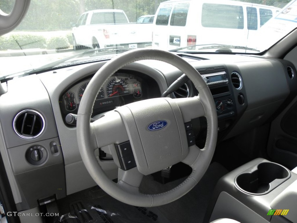 2006 F150 XLT SuperCab - Oxford White / Medium Flint photo #4