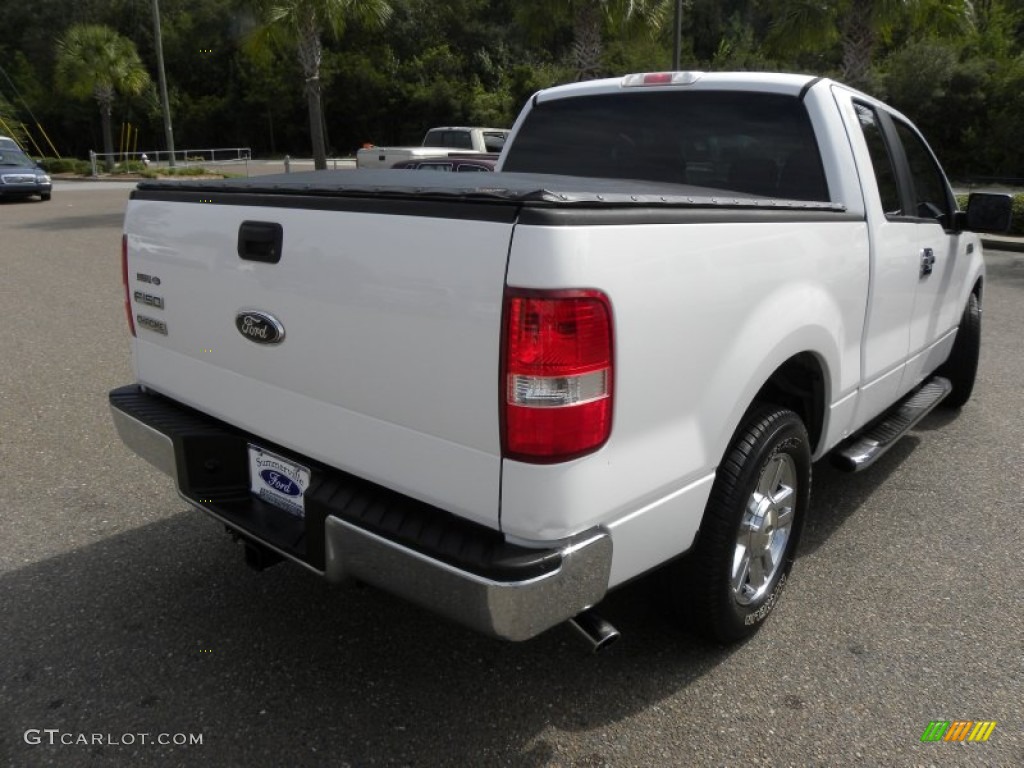 2006 F150 XLT SuperCab - Oxford White / Medium Flint photo #14