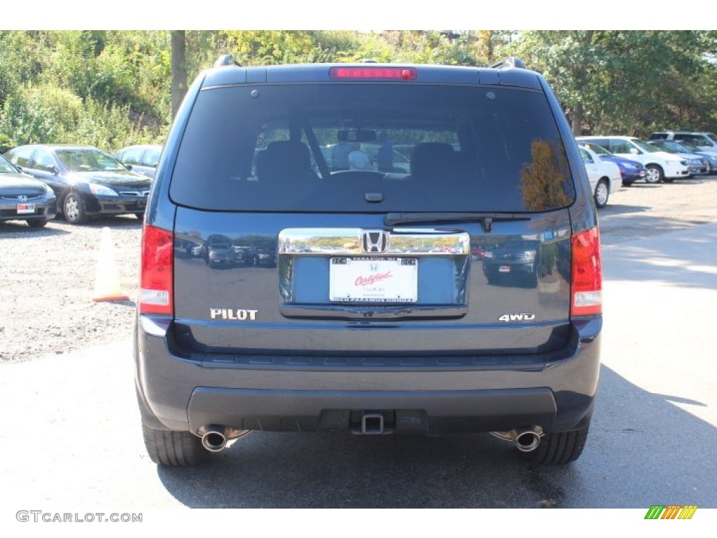 2010 Pilot EX-L 4WD - Bali Blue Pearl / Gray photo #6