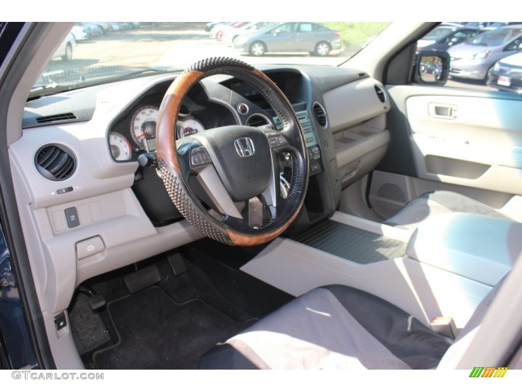 2010 Pilot EX-L 4WD - Bali Blue Pearl / Gray photo #10