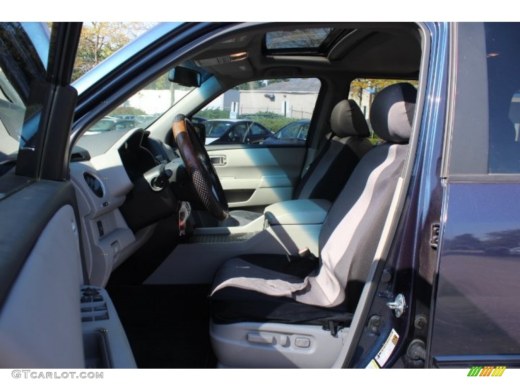 2010 Pilot EX-L 4WD - Bali Blue Pearl / Gray photo #11