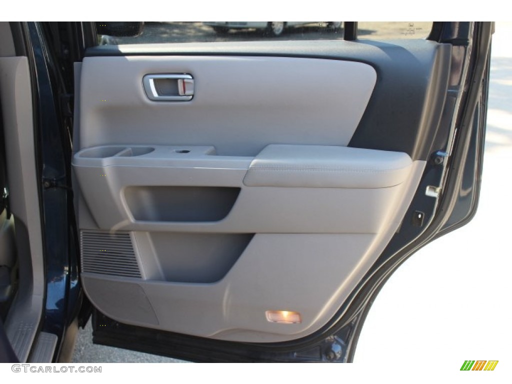 2010 Pilot EX-L 4WD - Bali Blue Pearl / Gray photo #21