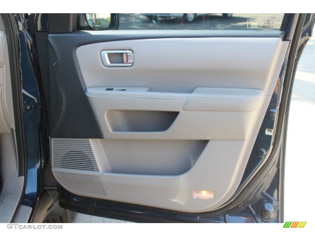 2010 Pilot EX-L 4WD - Bali Blue Pearl / Gray photo #23