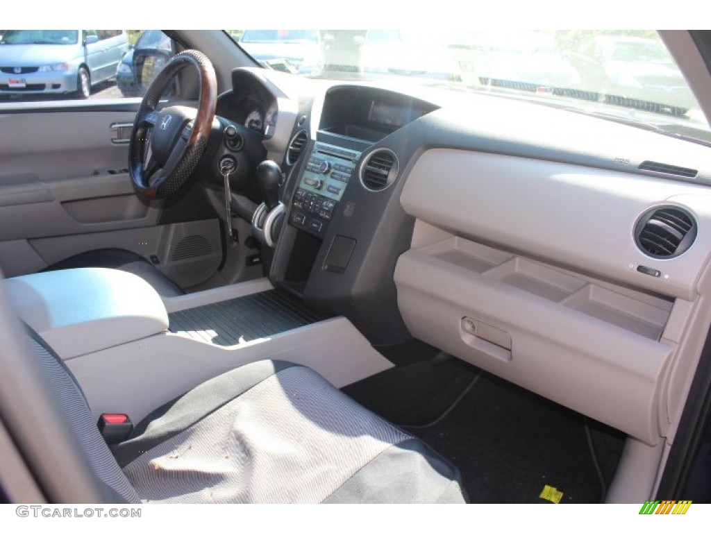 2010 Pilot EX-L 4WD - Bali Blue Pearl / Gray photo #24
