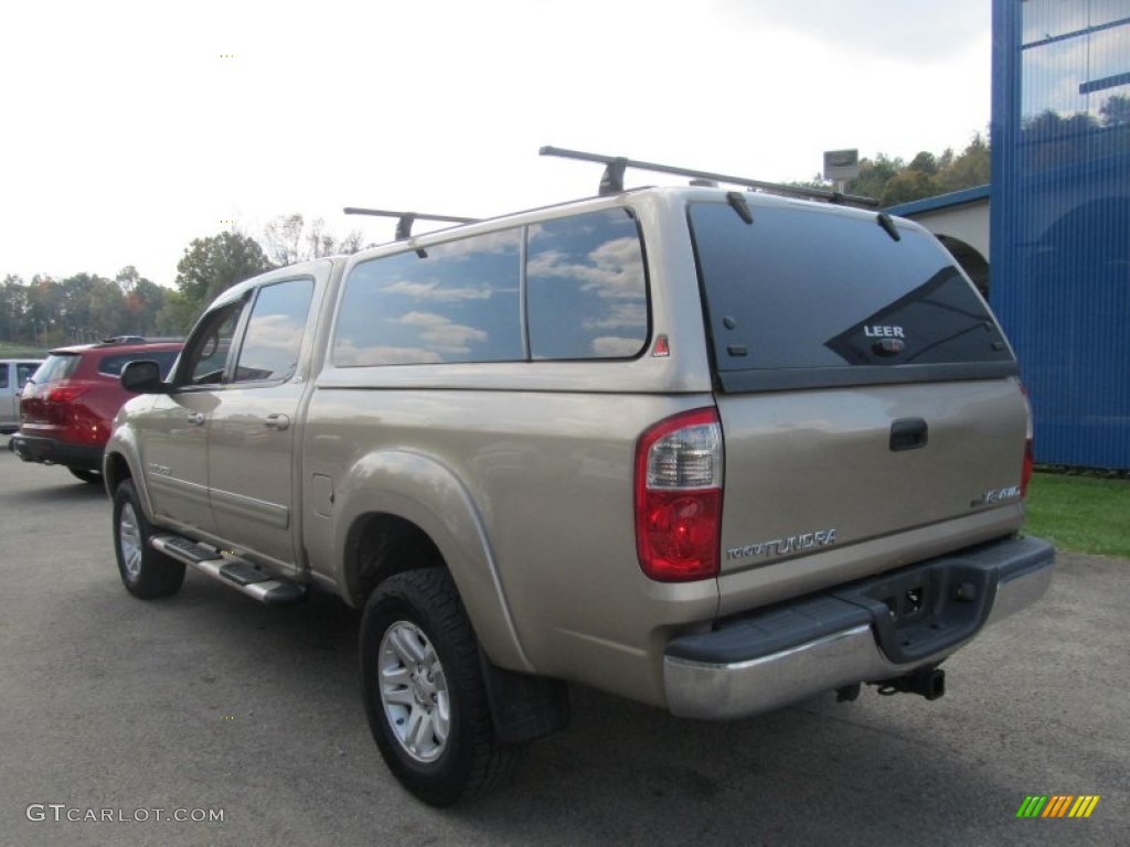 2005 Tundra SR5 Double Cab 4x4 - Desert Sand Mica / Taupe photo #3