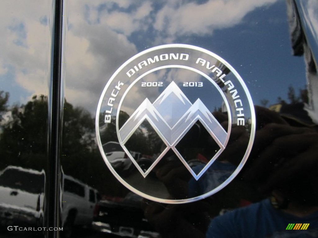2013 Chevrolet Avalanche LS 4x4 Black Diamond Edition Marks and Logos Photo #71774214