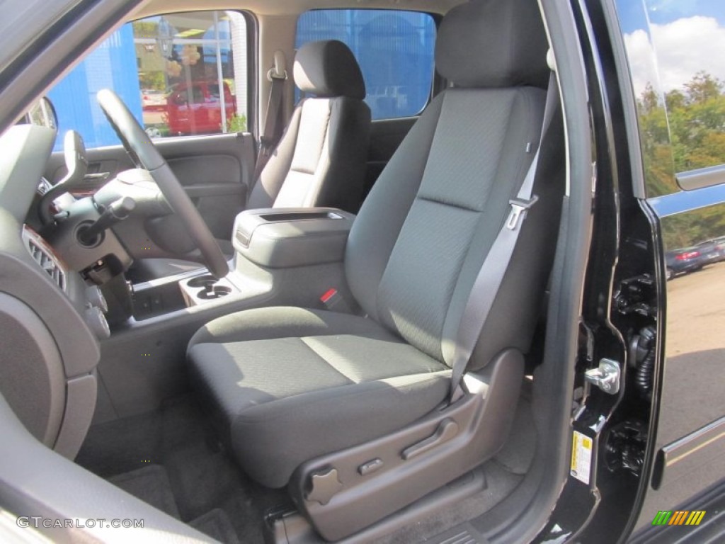 Ebony Interior 2013 Chevrolet Avalanche LS 4x4 Black Diamond Edition Photo #71774295