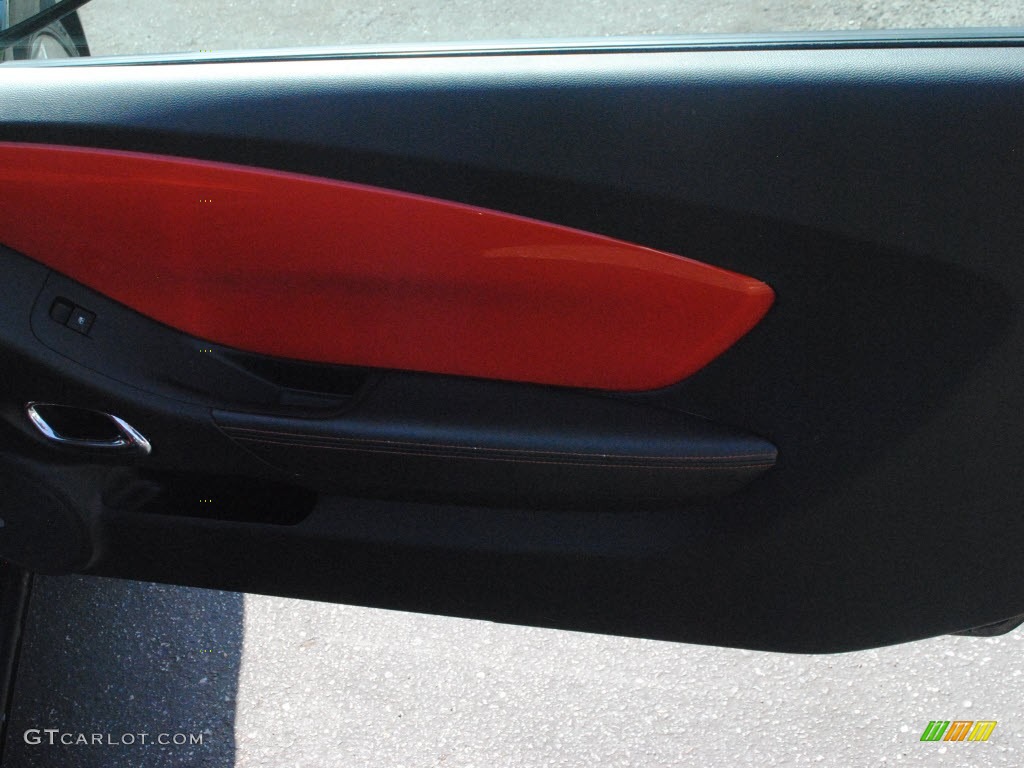 2010 Camaro LT/RS Coupe - Black / Black/Inferno Orange photo #6