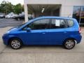 2008 Vivid Blue Pearl Honda Fit Hatchback  photo #2