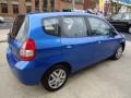 2008 Vivid Blue Pearl Honda Fit Hatchback  photo #11