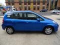 2008 Vivid Blue Pearl Honda Fit Hatchback  photo #18