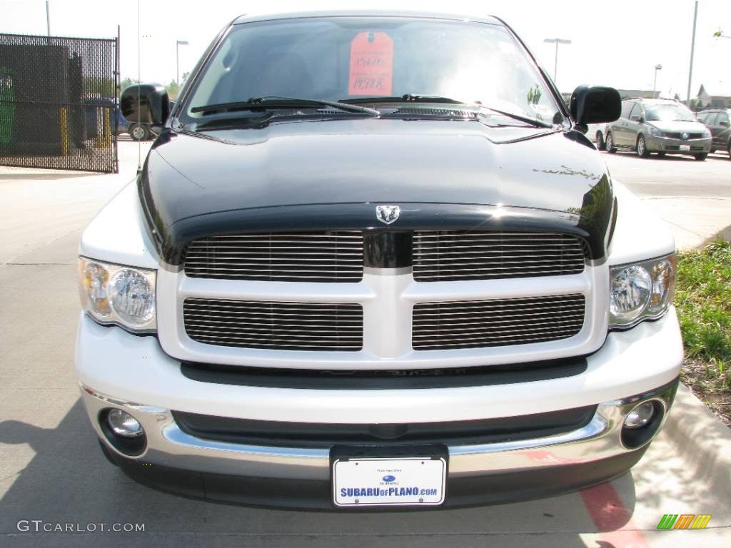 2005 Ram 1500 SLT Quad Cab - Bright White / Dark Slate Gray photo #6