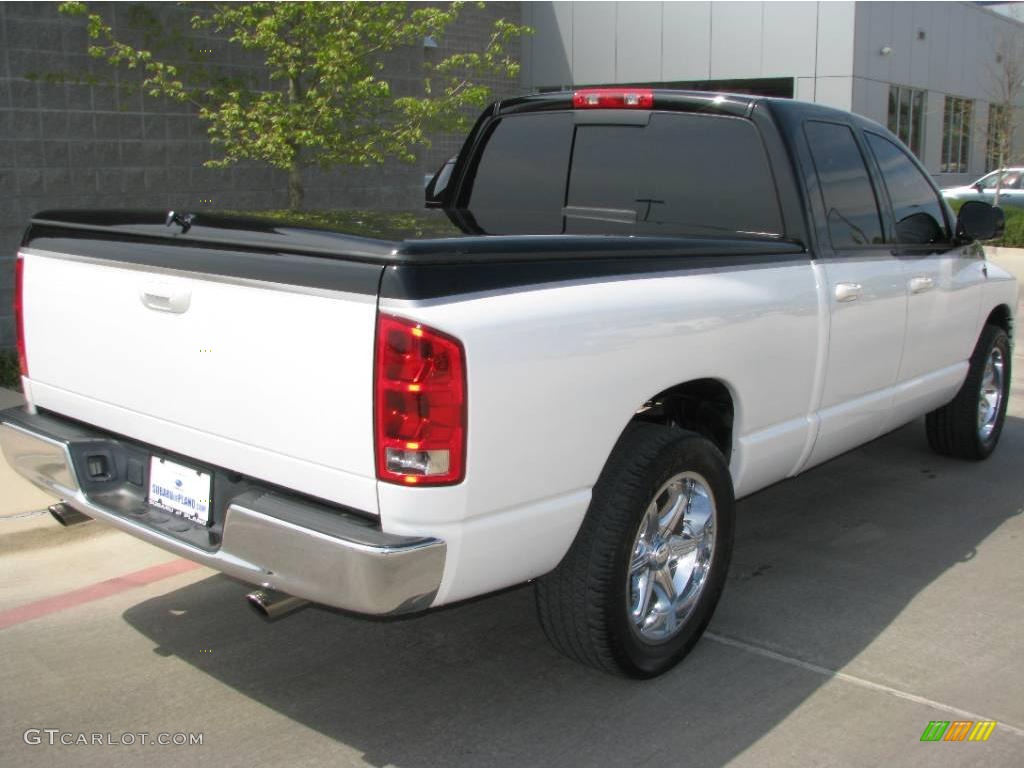 2005 Ram 1500 SLT Quad Cab - Bright White / Dark Slate Gray photo #16