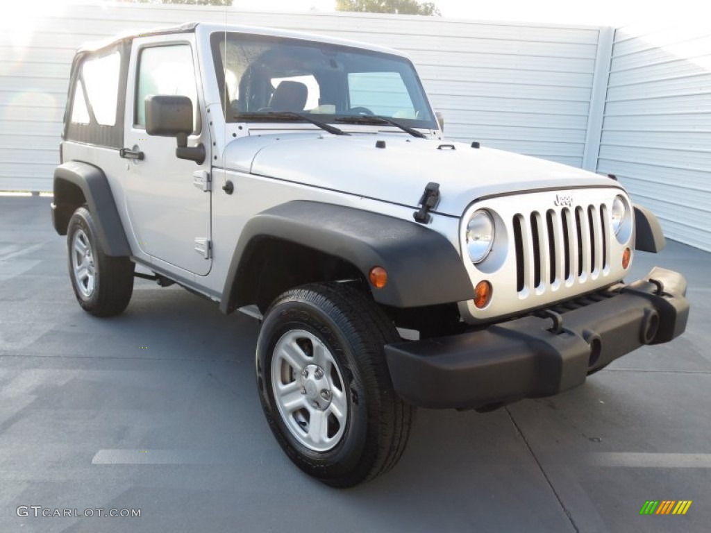 Bright Silver Metallic Jeep Wrangler