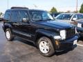 2009 Brilliant Black Crystal Pearl Jeep Liberty Sport  photo #2