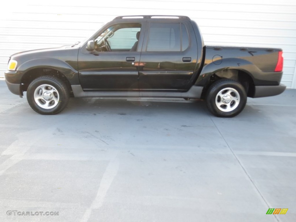 Black Clearcoat 2005 Ford Explorer Sport Trac XLS Exterior Photo #71778219