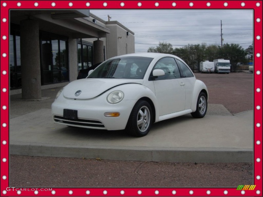 1998 New Beetle 2.0 Coupe - Cool White / Gray photo #1