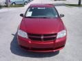2008 Inferno Red Crystal Pearl Dodge Avenger SE  photo #8