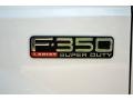 2001 Oxford White Ford F350 Super Duty Lariat SuperCab 4x4  photo #30