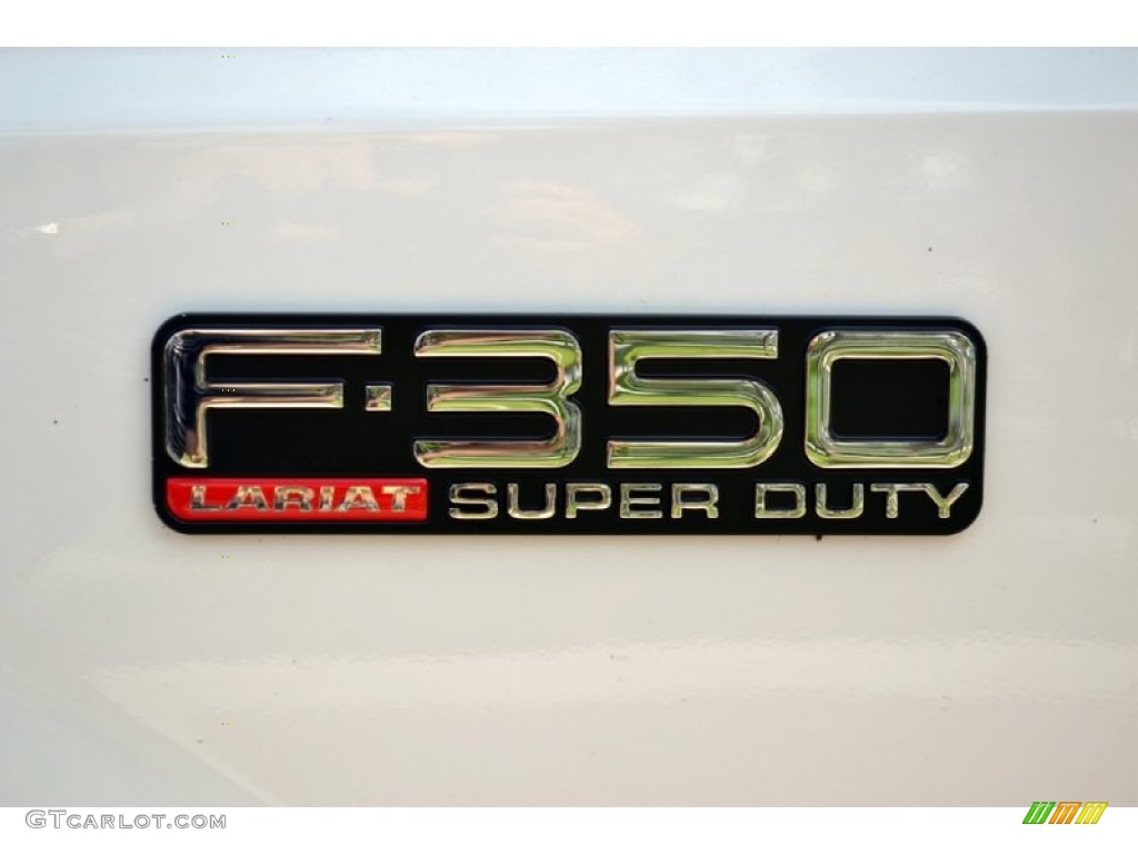 2001 Ford F350 Super Duty Lariat SuperCab 4x4 Marks and Logos Photo #71782188