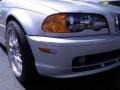 2000 Titanium Silver Metallic BMW 3 Series 323i Coupe  photo #2