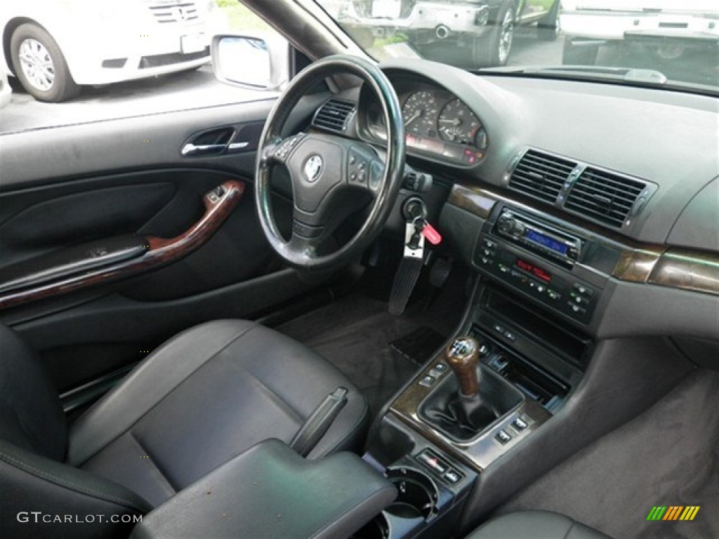 2000 3 Series 323i Coupe - Titanium Silver Metallic / Black Leather photo #21