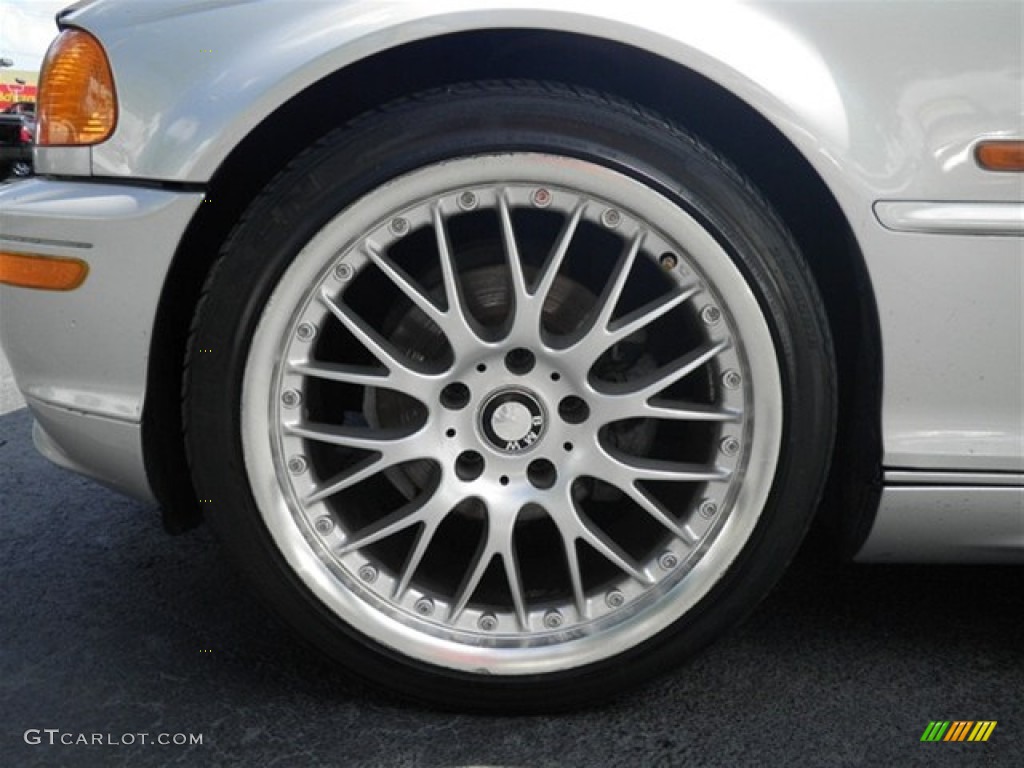 2000 3 Series 323i Coupe - Titanium Silver Metallic / Black Leather photo #37