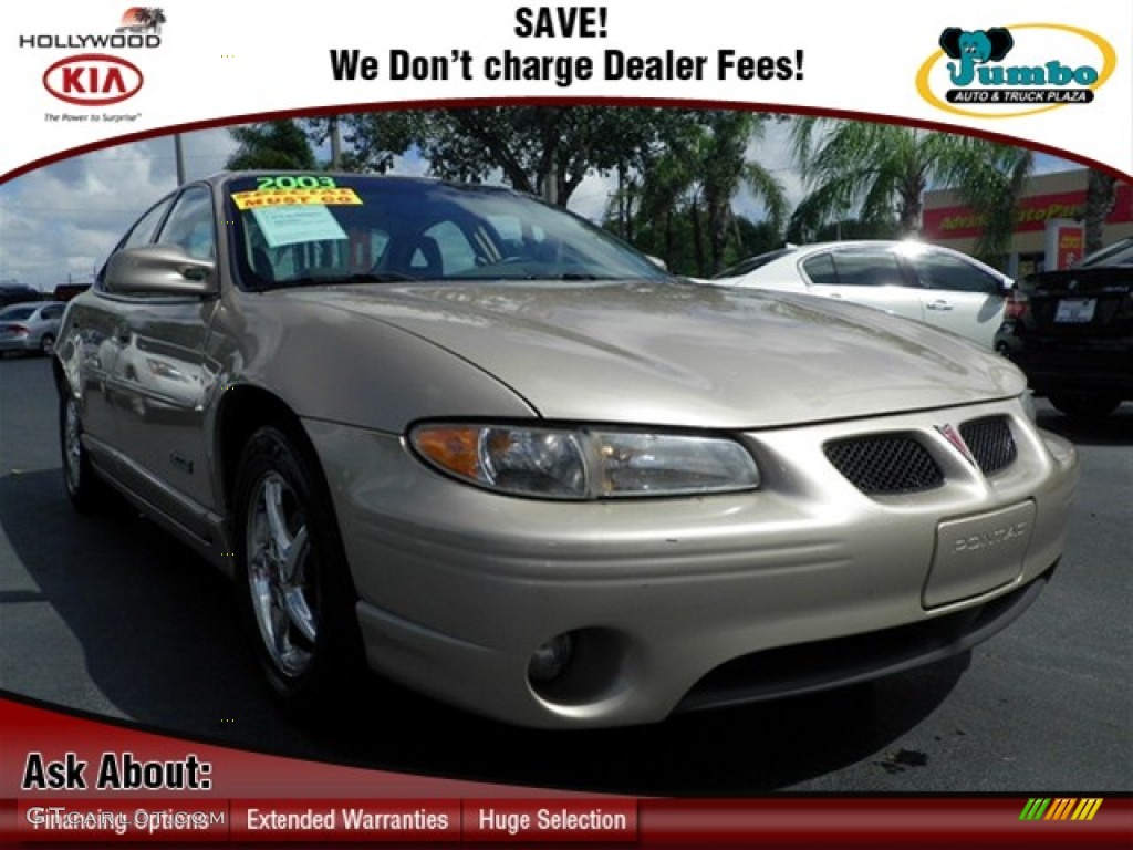 2003 Grand Prix GTP Sedan - Champagne Beige Metallic / Dark Taupe photo #1