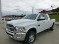 Bright White 2012 Dodge Ram 3500 HD Laramie Mega Cab 4x4