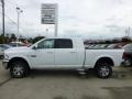 Bright White 2012 Dodge Ram 3500 HD Laramie Mega Cab 4x4 Exterior