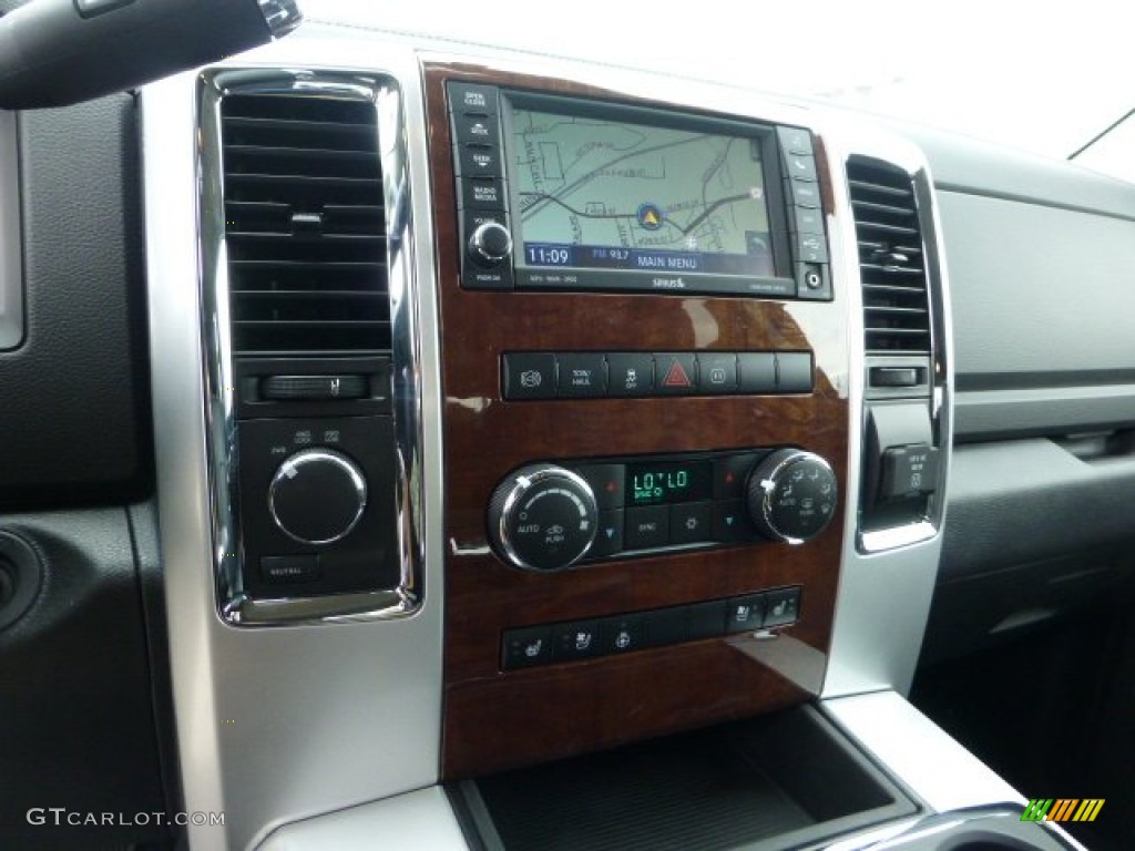 2012 Dodge Ram 3500 HD Laramie Mega Cab 4x4 Controls Photo #71783151