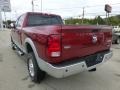 2012 Deep Cherry Red Crystal Pearl Dodge Ram 3500 HD Laramie Mega Cab 4x4  photo #3