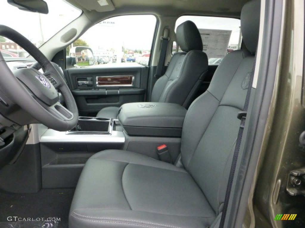Dark Slate Interior 2012 Dodge Ram 3500 HD Laramie Mega Cab 4x4 Dually Photo #71784453