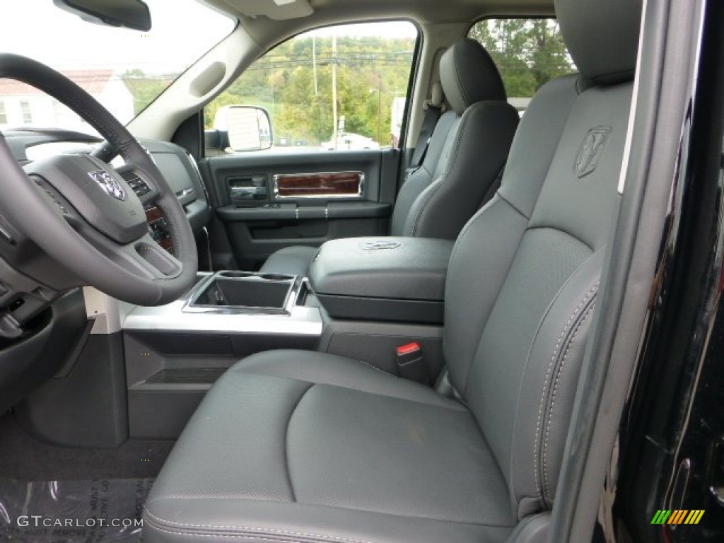 Dark Slate Interior 2012 Dodge Ram 3500 HD Laramie Mega Cab 4x4 Dually Photo #71784956