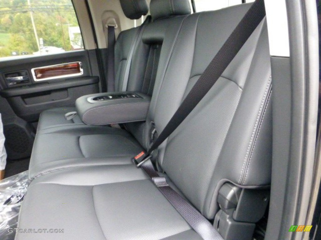 Dark Slate Interior 2012 Dodge Ram 3500 HD Laramie Mega Cab 4x4 Dually Photo #71784966