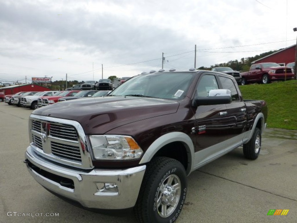 2012 Ram 2500 HD Laramie Crew Cab 4x4 - Deep Molten Red Pearl / Dark Slate photo #1