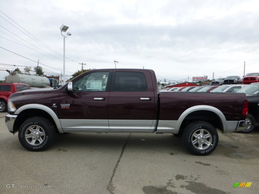 2012 Ram 2500 HD Laramie Crew Cab 4x4 - Deep Molten Red Pearl / Dark Slate photo #2