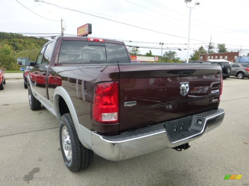 2012 Ram 2500 HD Laramie Crew Cab 4x4 - Deep Molten Red Pearl / Dark Slate photo #3