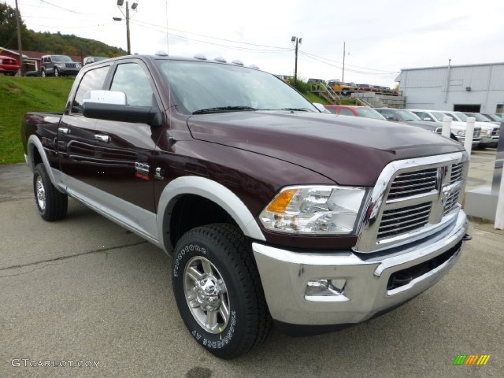 2012 Ram 2500 HD Laramie Crew Cab 4x4 - Deep Molten Red Pearl / Dark Slate photo #7