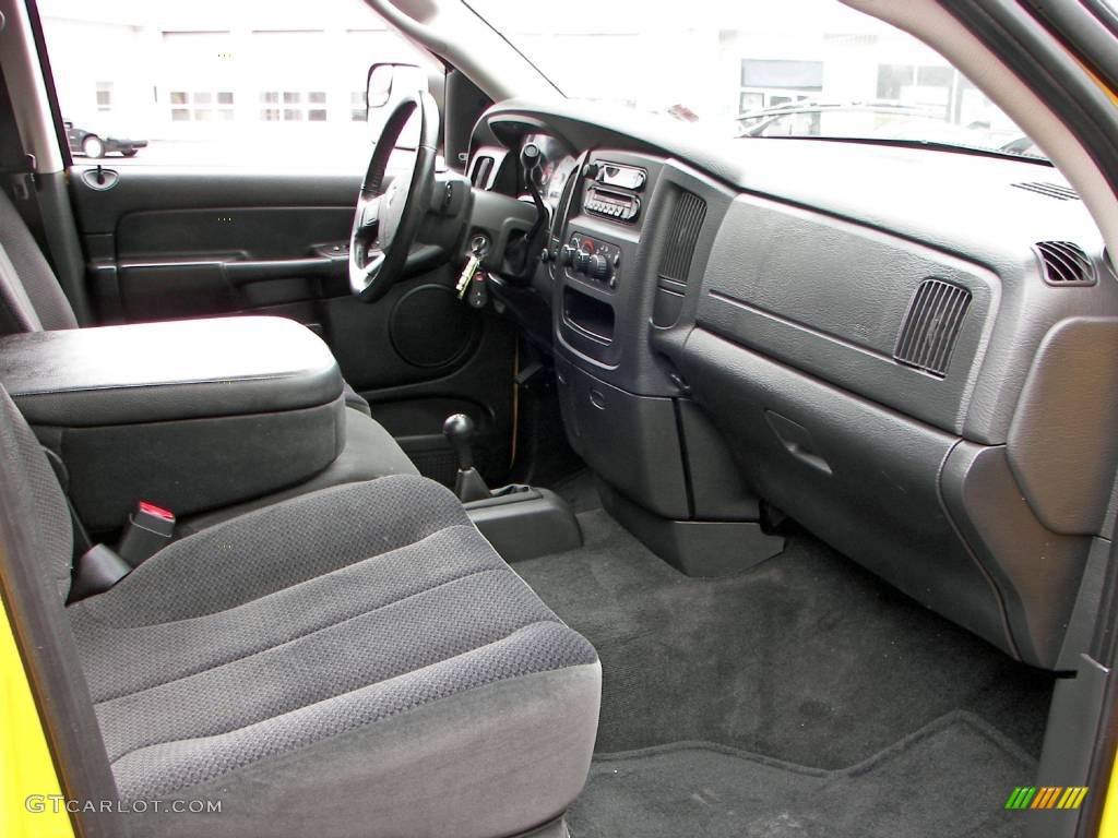 2005 Ram 1500 SLT Quad Cab 4x4 - Solar Yellow / Dark Slate Gray photo #20