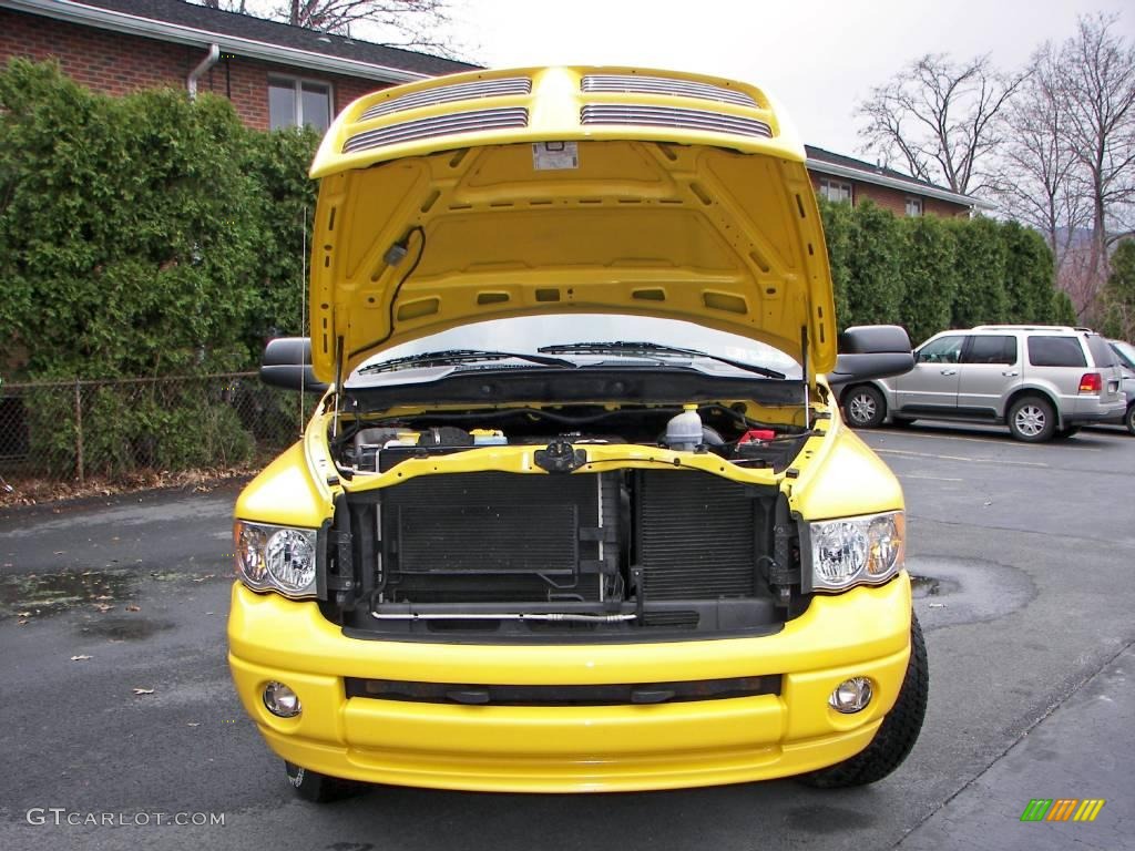 2005 Ram 1500 SLT Quad Cab 4x4 - Solar Yellow / Dark Slate Gray photo #25