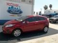 2013 Ruby Red Ford Fiesta SE Hatchback  photo #1