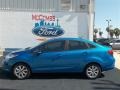 2013 Blue Candy Ford Fiesta SE Sedan  photo #2