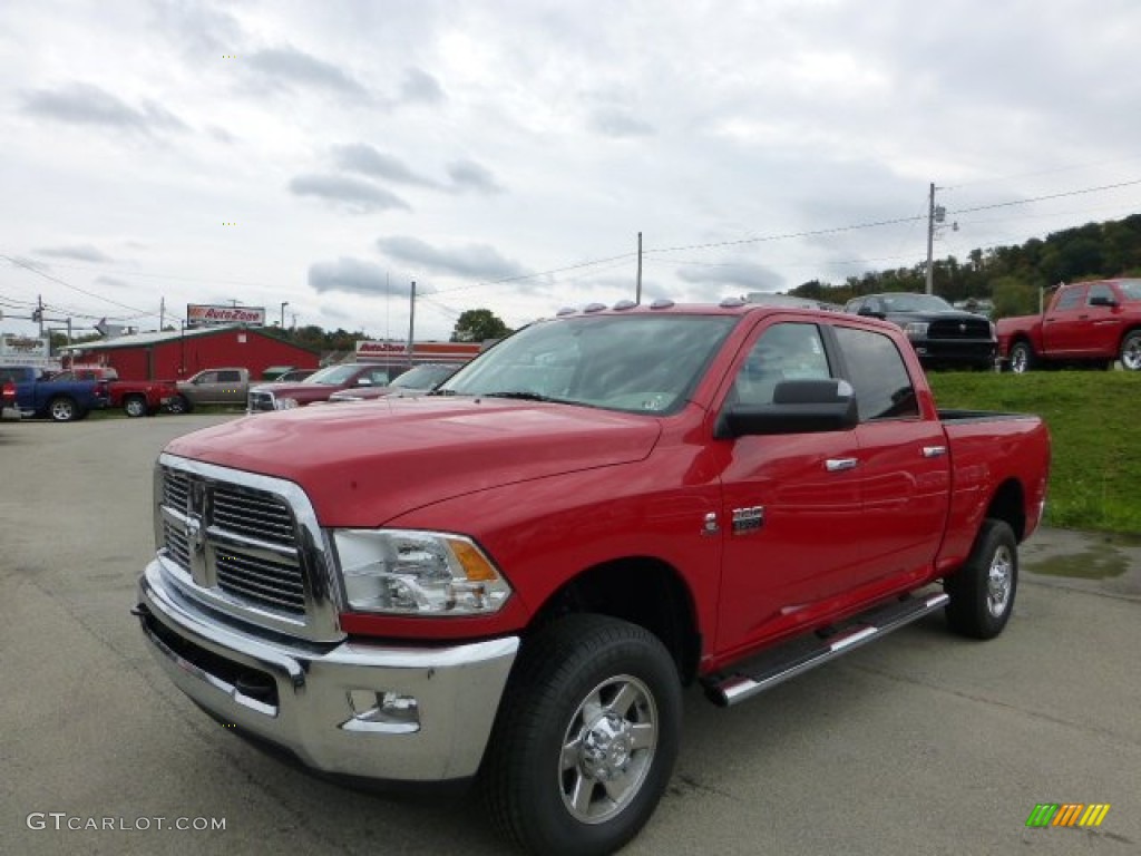 Flame Red Dodge Ram 2500 HD